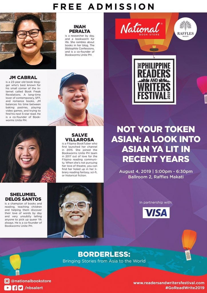 philippine readers and writers festival 2019 event poster