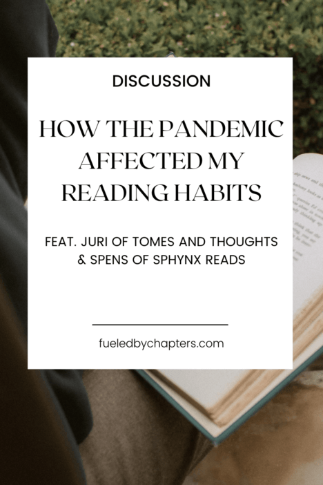 how the pandemic affected my reading habits