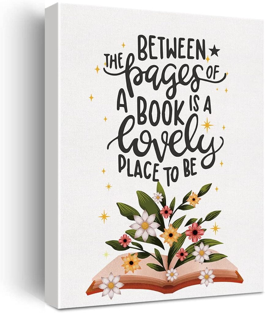 book quote wall art